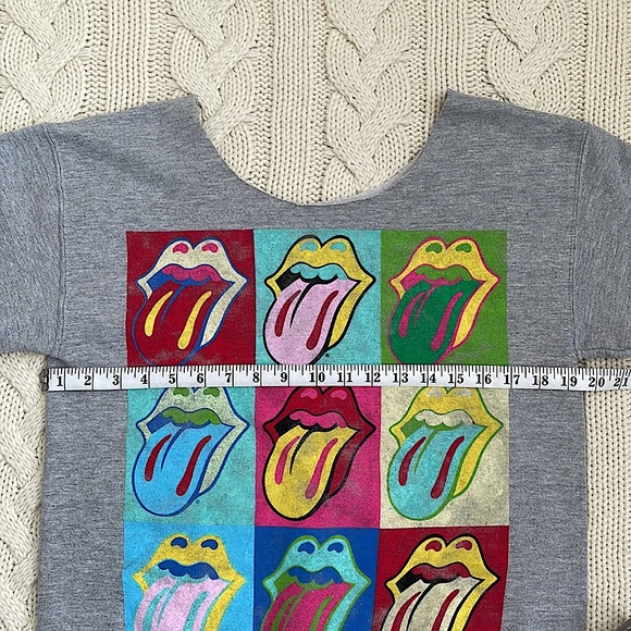 The Rolling Stones Pop Art Graphic Sweatshirt - Picture 5 of 6